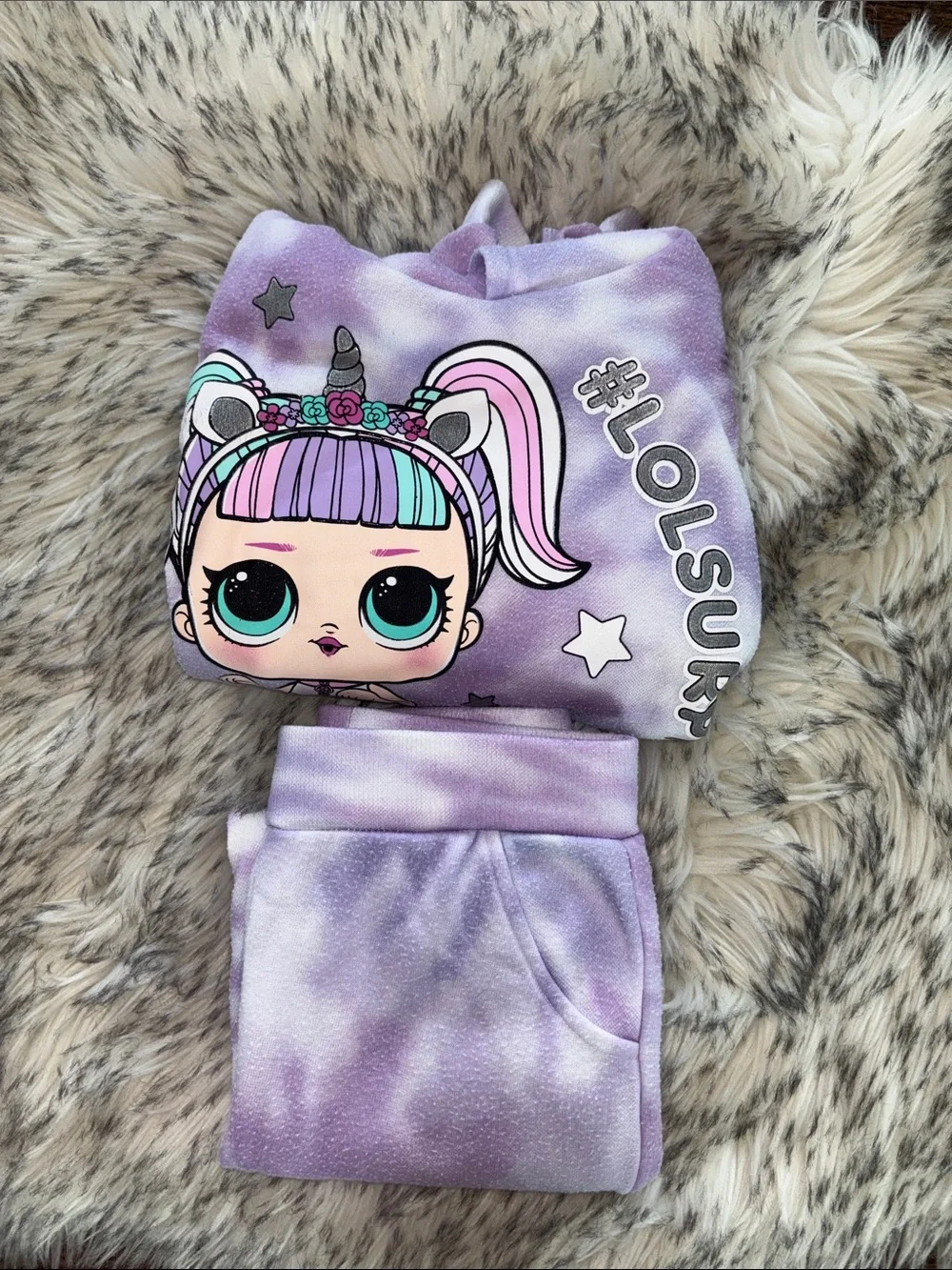 LOL Surprise Unicorn Doll Hoodie & SweatPants Set